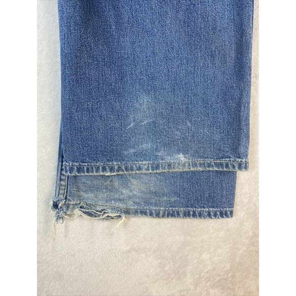 Vintage Levis 557 Jeans Men 38x32 (37X32) Cowboy Denim Relaxed Boot Fit Y2K 2001 - Picture 12 of 14